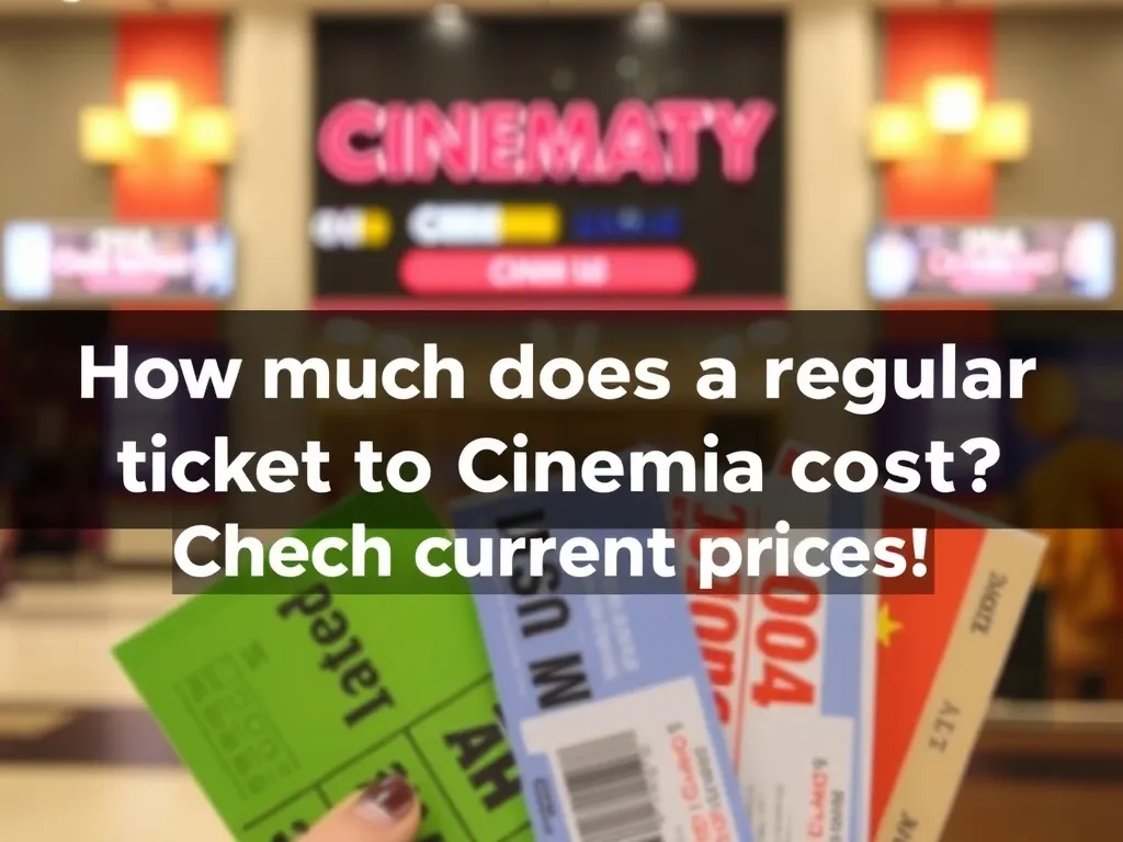 Ile kosztuje zwykły bilet do Cinema City? Sprawdź aktualne ceny!