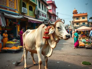 Święte krowy w Indiach: dlaczego są tak ważne w kulturze?