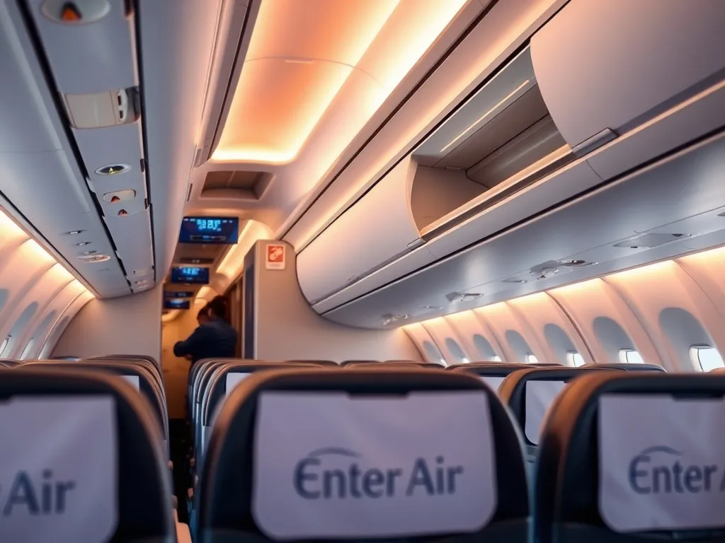 Jakie są miejsca w samolocie Enter Air? Przewodnik po Boeing 737-800